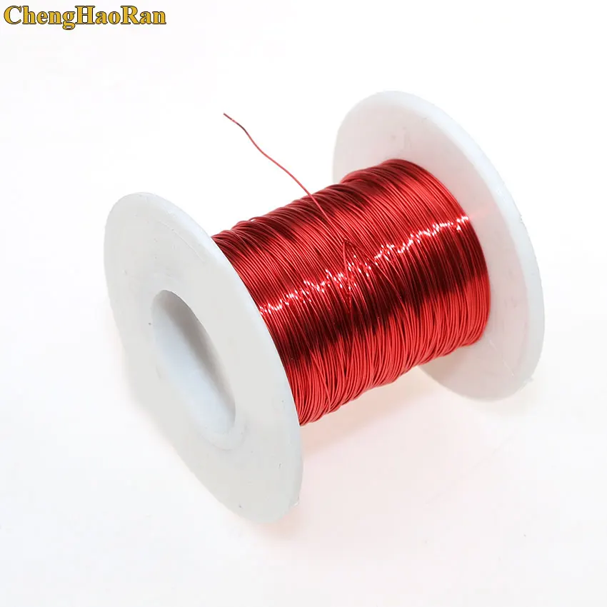 ChengHaoRan 0 3 мм * 50 м/100 м/катушка эмалированная полиуретановая медная проволока