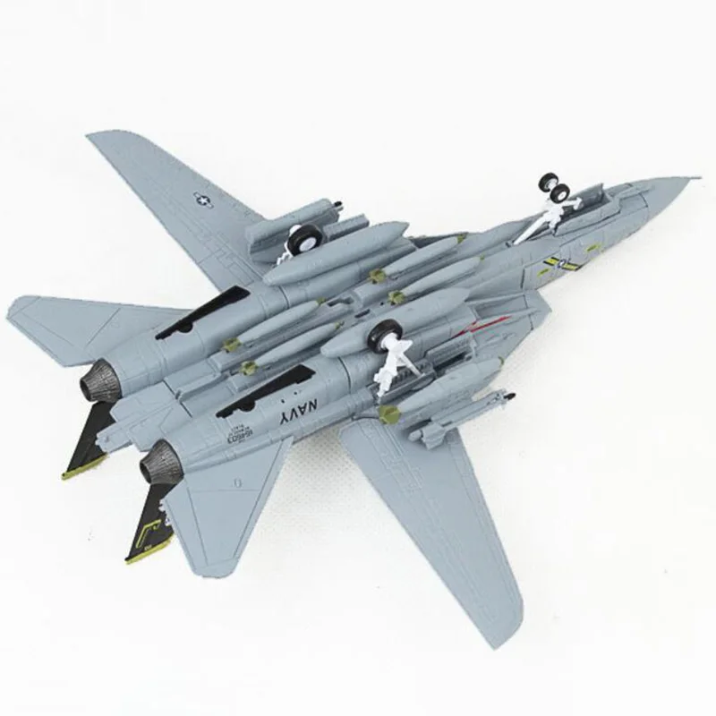 Масштаб 1/100 военная модель игрушки F14 фотокот AJ200 искусственный боец США ВМС армия