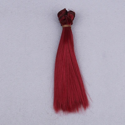 Бесплатная доставка Оптовая продажа 15 см BJD/SD кукольные волосы/DIY куклы прямые