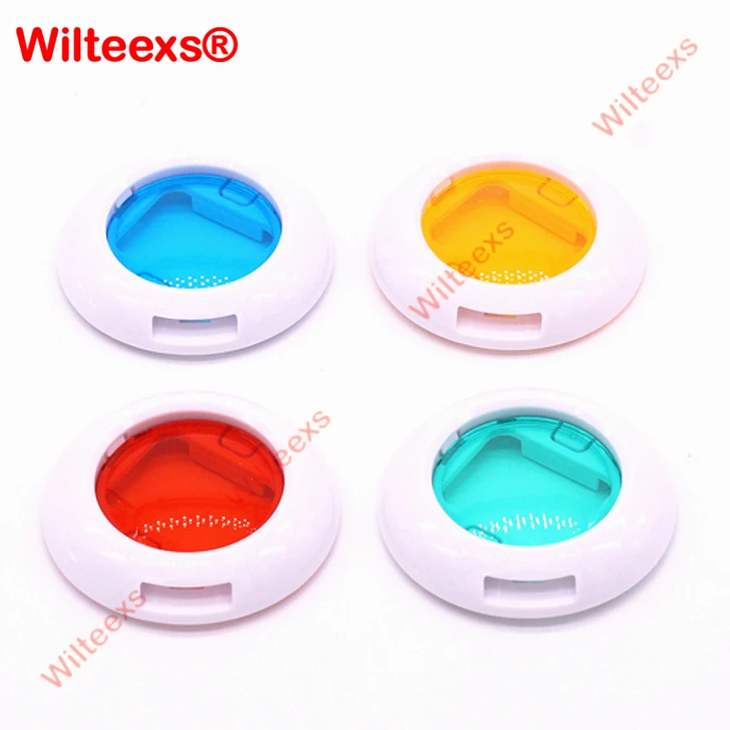 WILTEEXS 4 цветный Цветной фильтр для камеры крупным планом Fujifilm Instax Mini 8 7s 9 пленочная