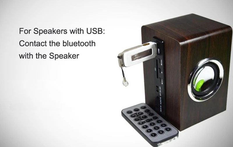 Портативный usb bluetooth стерео музыкальный приемник адаптер беспроводной
