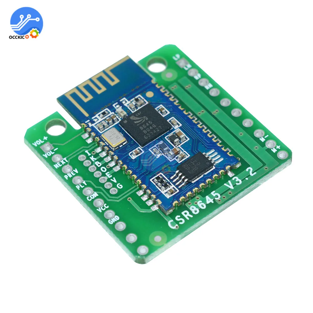 Плата усилителя CSR8645 5 Вт + 3 4 2 В постоянного тока|bluetooth 4.0|module dcbluetooth apt-x |