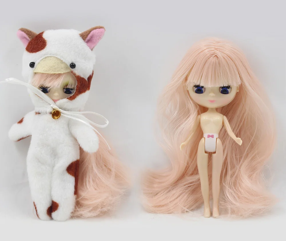 Мини blyth кукла Обнаженная фабрика кукла подходит для diy Изменить макияж волосы очень долго может изменить их волосы, такие как в точках