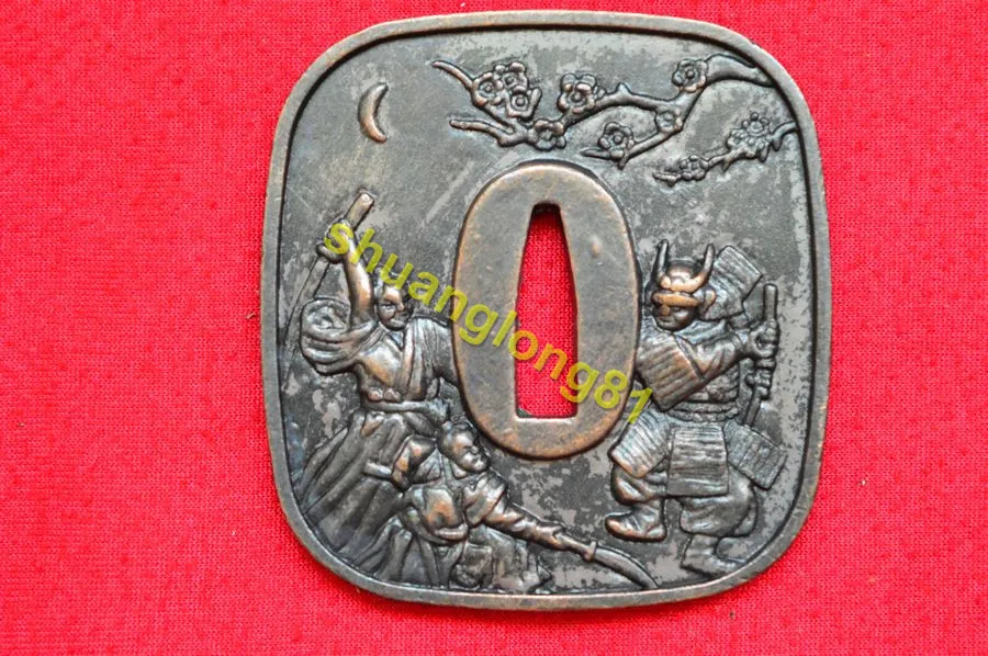 Высококачественная защита из японского сплава Tsuba для самурайский меч катана Guard