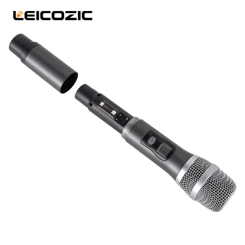 Leicosic 8 канальный беспроводной микрофон ручной система UHF Mikrafon Microfono microfone sem fio mikrofon
