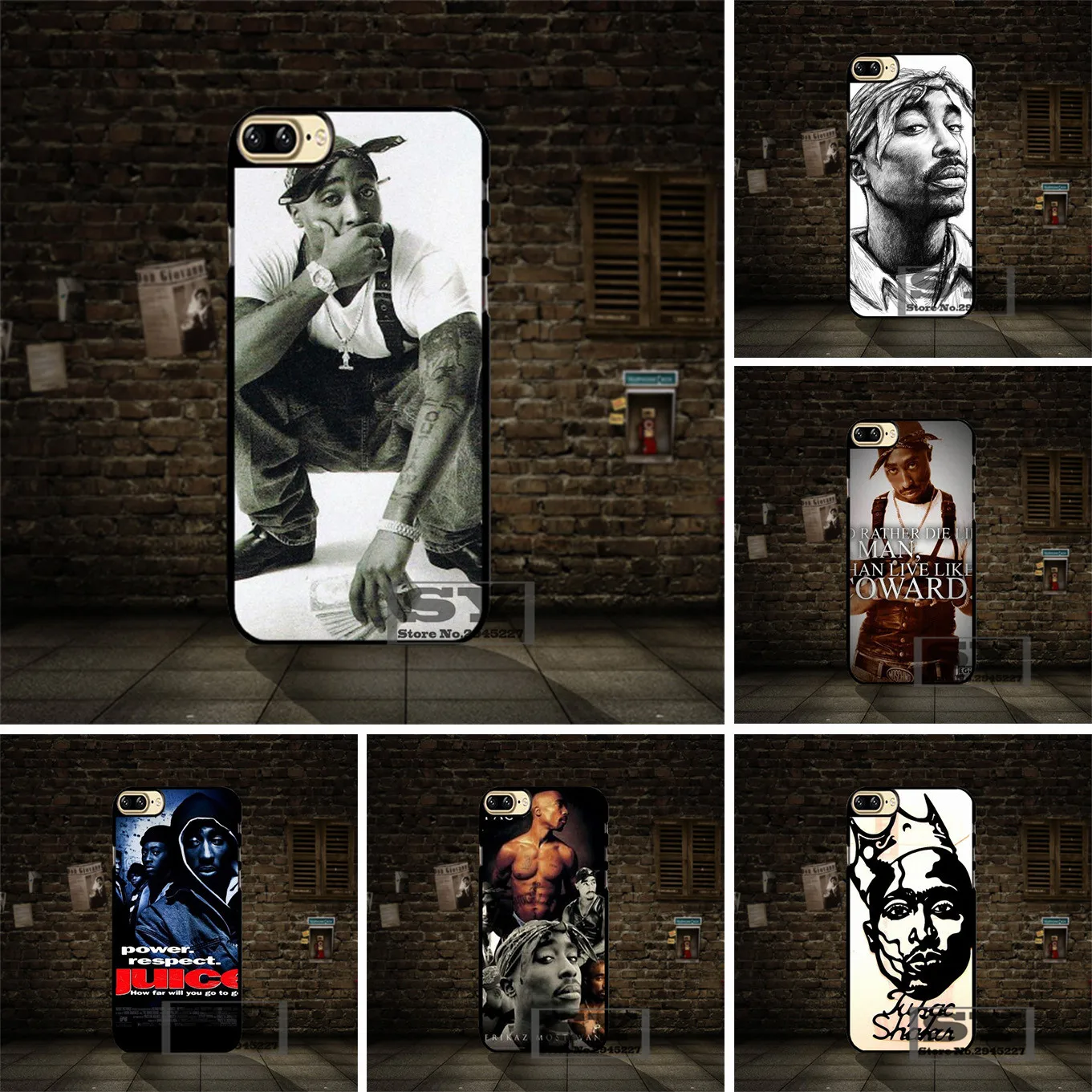 Yooyour поп 2pac тупак шакур крышка case для apple iphone 4 4s 5 5S se 5c 6 6s 7 плюс htc m7 m8 m9 x9 A9|case a|case
