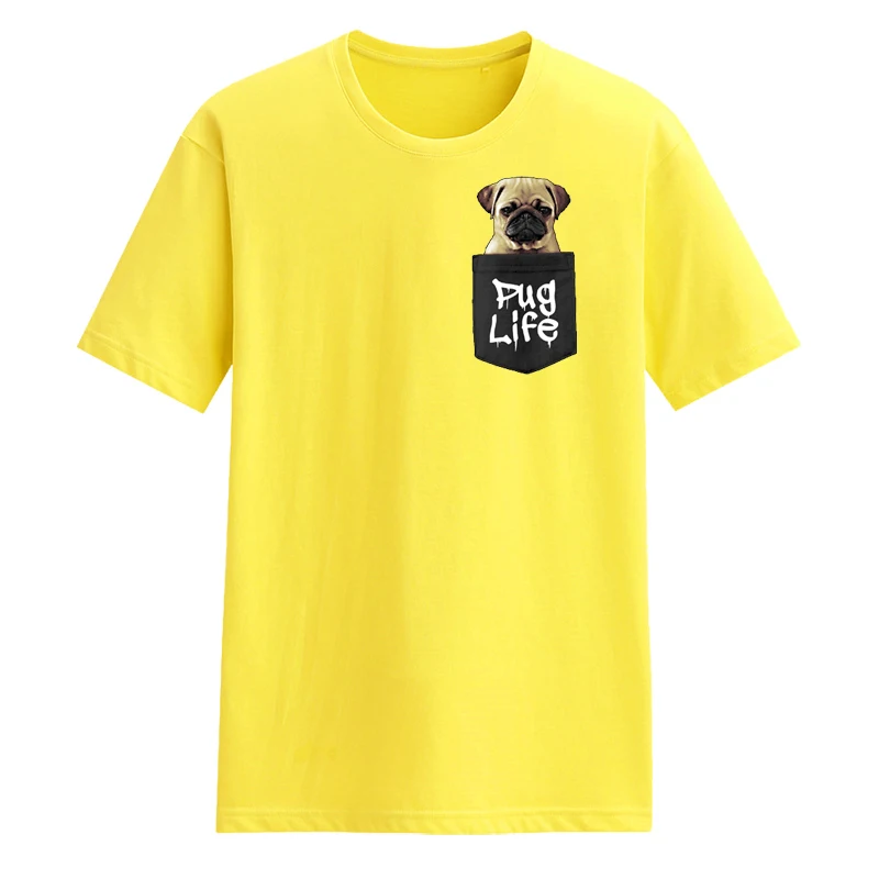 Милый 3D чехол pug Life в карман печати мужская футболка 2018 хип-хоп для веселый
