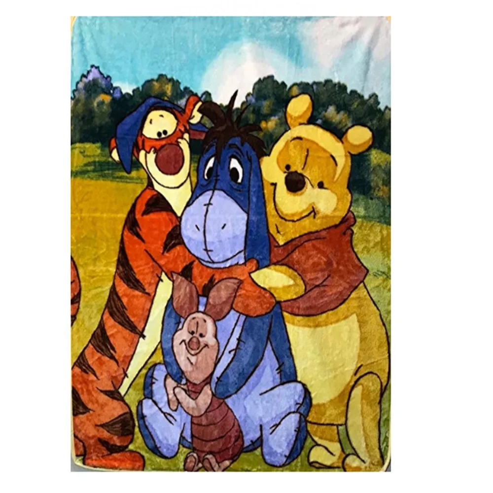 Me Eeyore поросенок Тигр норка стиль Одеяло в подарочной коробке|Одеяла| |
