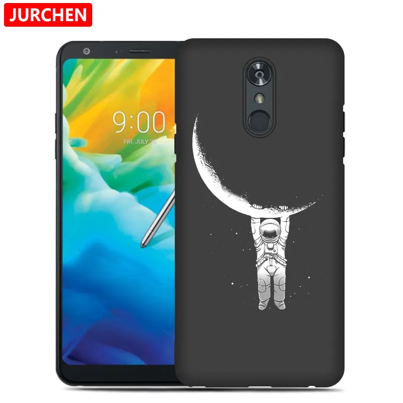Ультратонкий чехол JURCHEN с рисунком для LG Stylo 5 Stylo5, задняя крышка, милые собака и кошка, мягкий чехол из ТПУ для LG Stylo 5, чехол для телефона - Цвет: 7