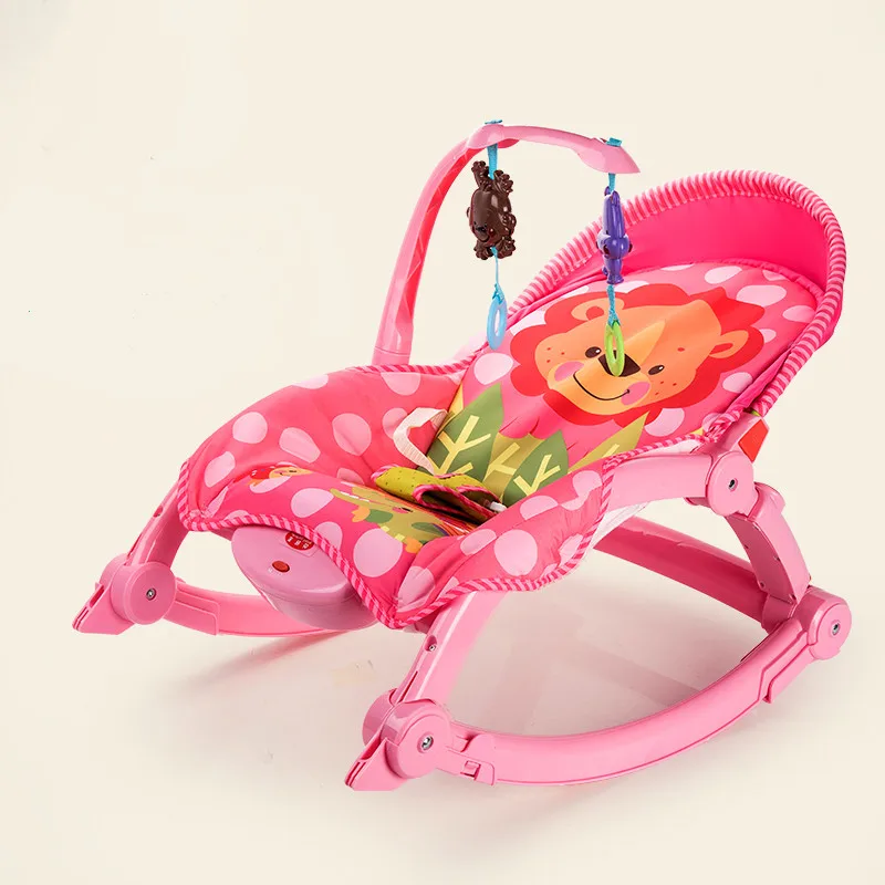 

Baby Throne Infant To Toddler Music Cradle Rocker Baby Bouncer Chair Fold Baby Cradle