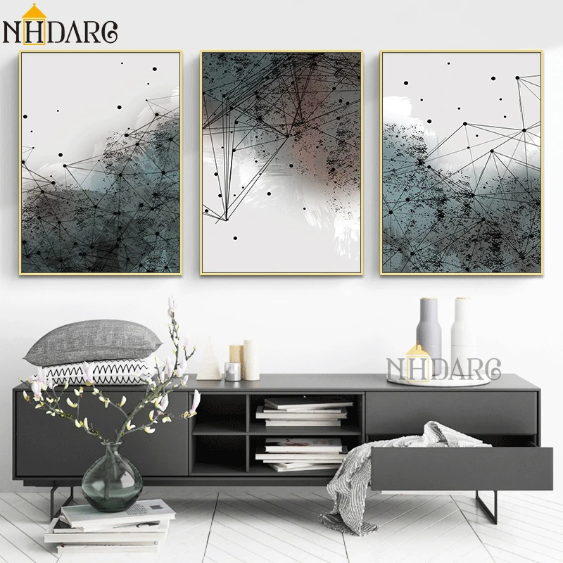 Modern Simple Vogue Abstract Canvas Poster Nordic Decoration Wall Art Print Painting Decorative Picture Scandinavian Home Decor | Дом и сад