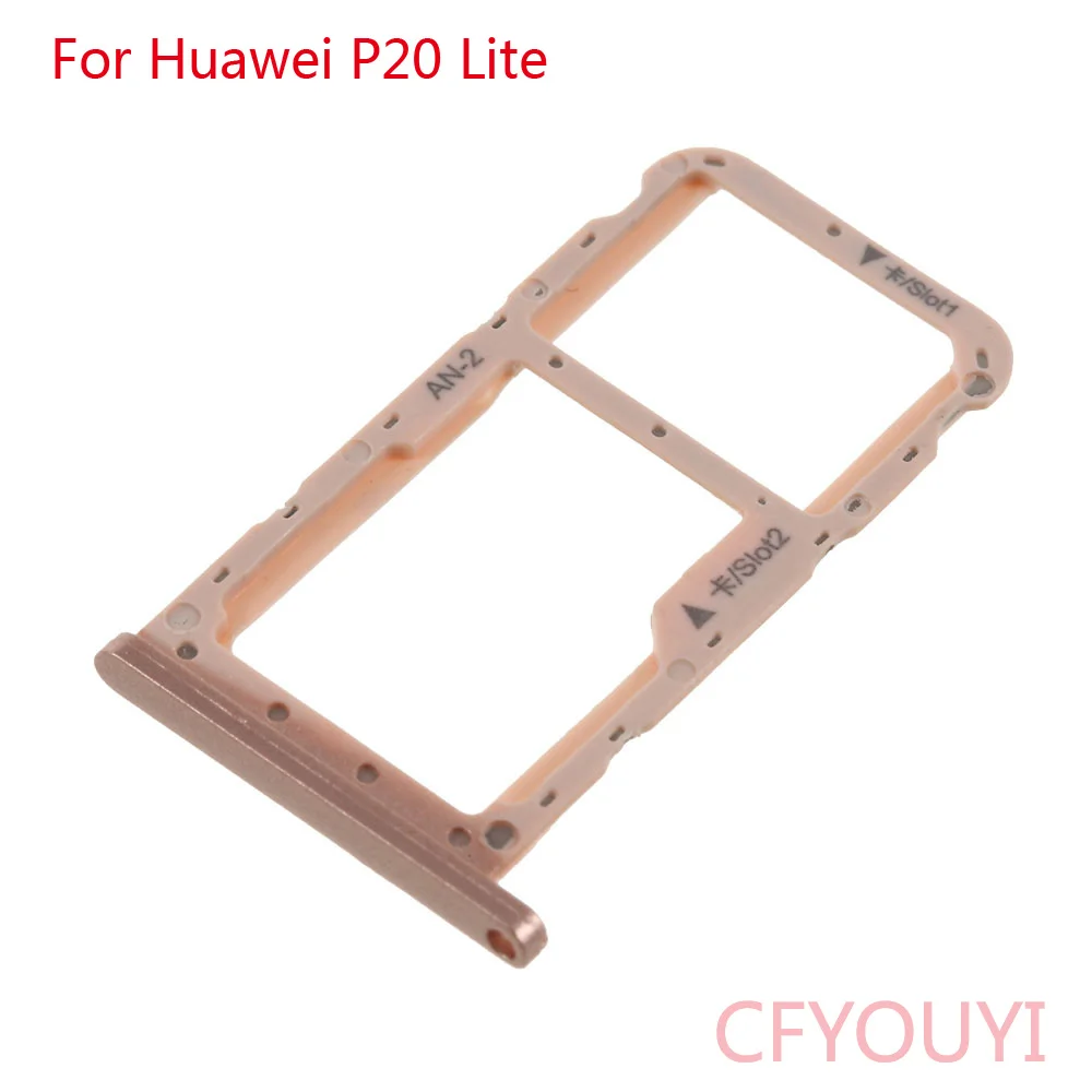 10 шт./лот для Huawei P20 Lite держатель лотка двух SIM-карт адаптер запасные части |