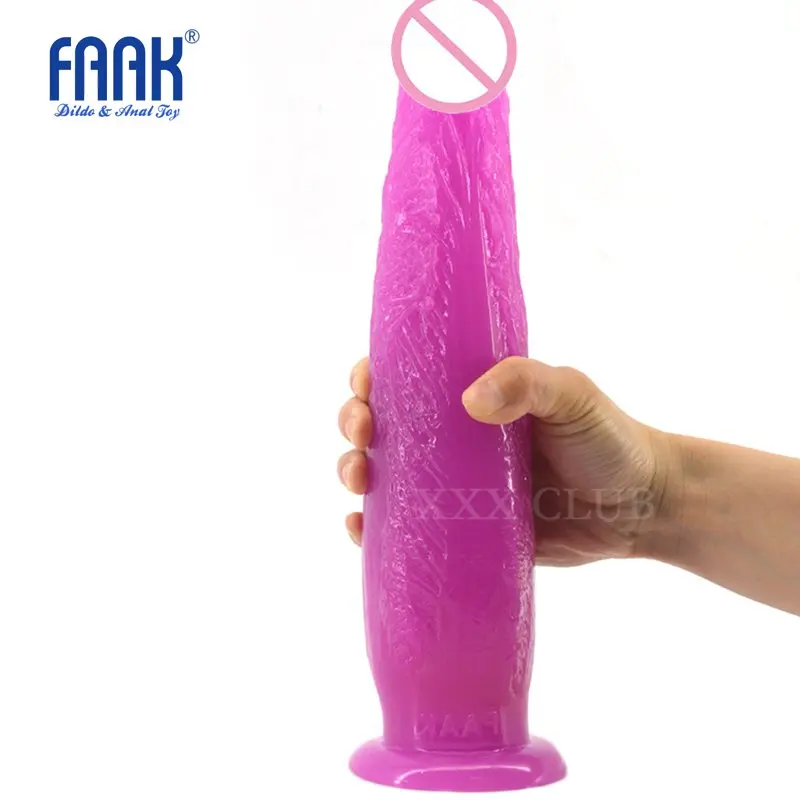Оригинальный огромный фаллоимитатор FAAK 27*6 3 см с присоской для мастурбации точки