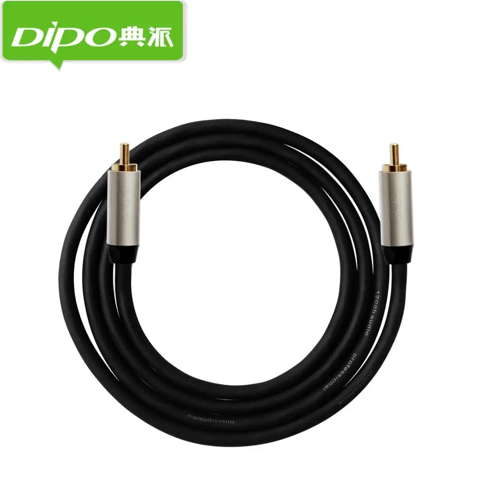 Dipo 10 м SPDIF S/PDIF цифровой аудио коаксиальный кабель ТВ выход усилителя сабвуфера 5.1