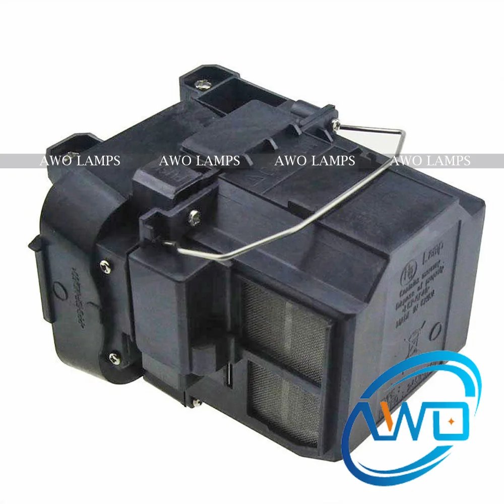 Высококачественная лампа для прожектора AWO ELPLP77 V13H010L77 с корпусом|projector lamp|projector