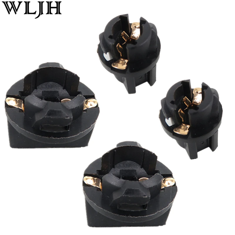WLJH 100x светильник T10 1/2 &quotи T5 3/8&quot гнездо приборной панели W5W Твист лампа