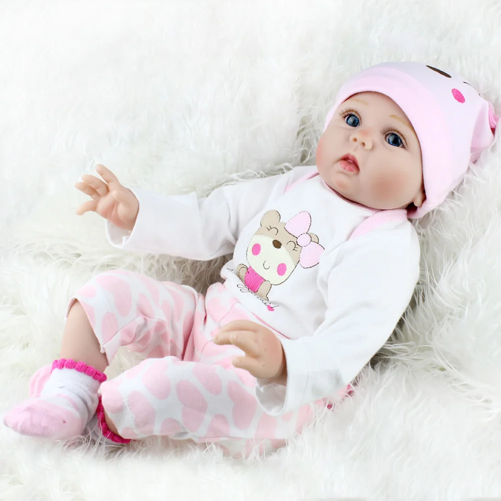 Мягкие силиконовые куклы Reborn Baby 16 дюймов 40 см живой реалистичный Bebe Play toys Реалистичная Девочка Малыш Bonecas дети подарки на день рождения