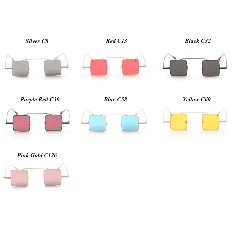 Квадратные маленькие Nifty Lense очки с покрытием Горячая новинка винтажные модные