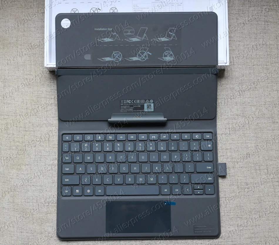 Официальный DFH Aimo 10,8 дюймовый HUAWEI MediaPad M5 Pro чехол с клавиатурой кожаный флип-чехол с русской наклейкой