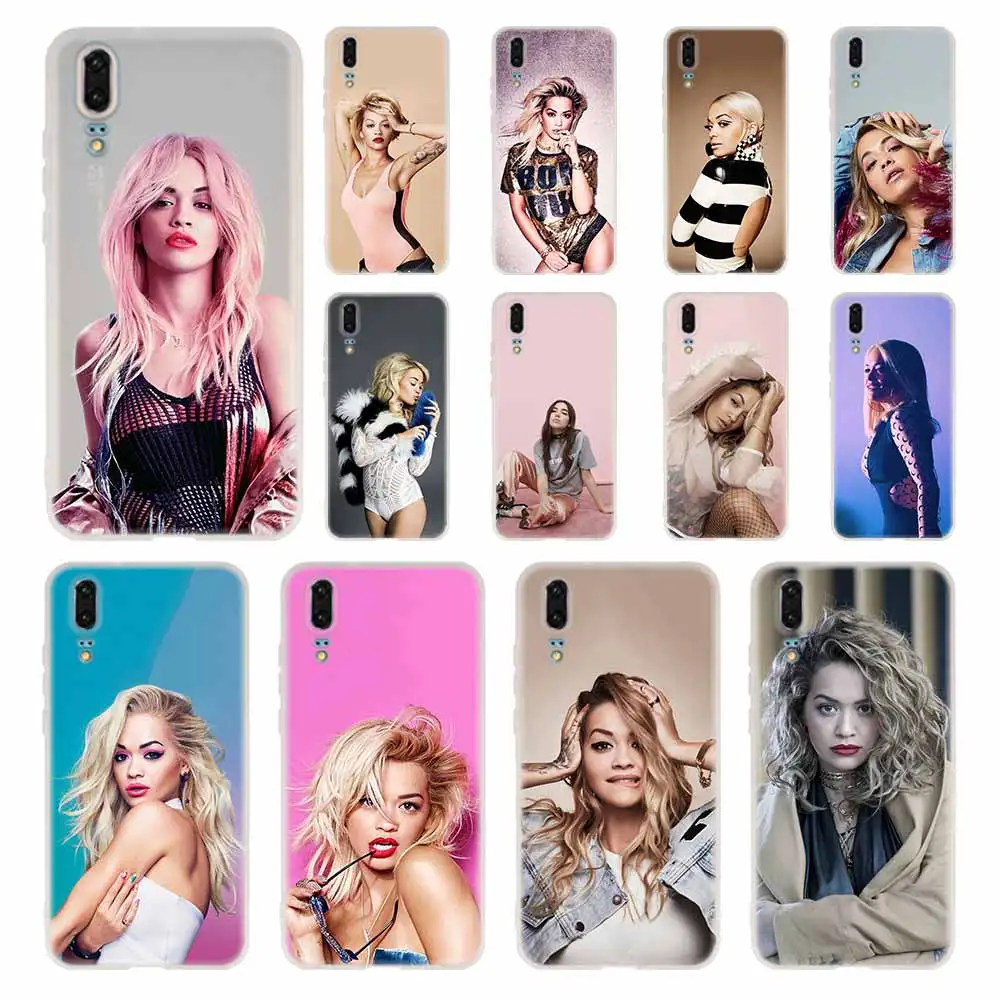 Чехол для телефона Rita Ora Huawei P40 P9 P10 P20 P30 Lite чехлы Pro P Smart 2019 мягкий чехол|Бамперы| |