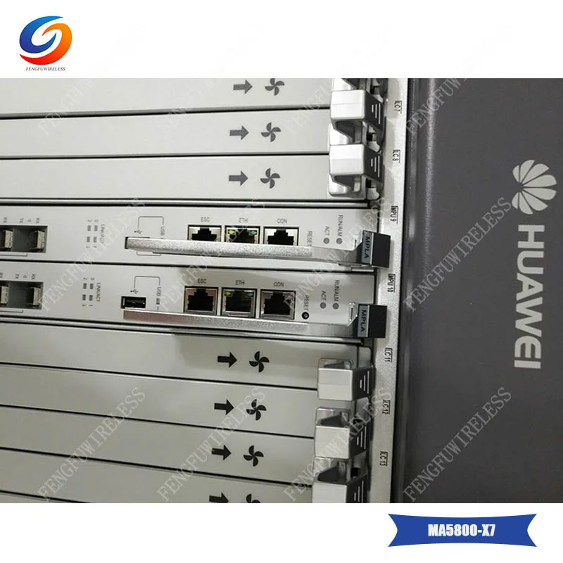 Самые горячие новые оригинальные Hua wei SmartAXMA5800T X7 OLT с 2 * MPLA управлением и
