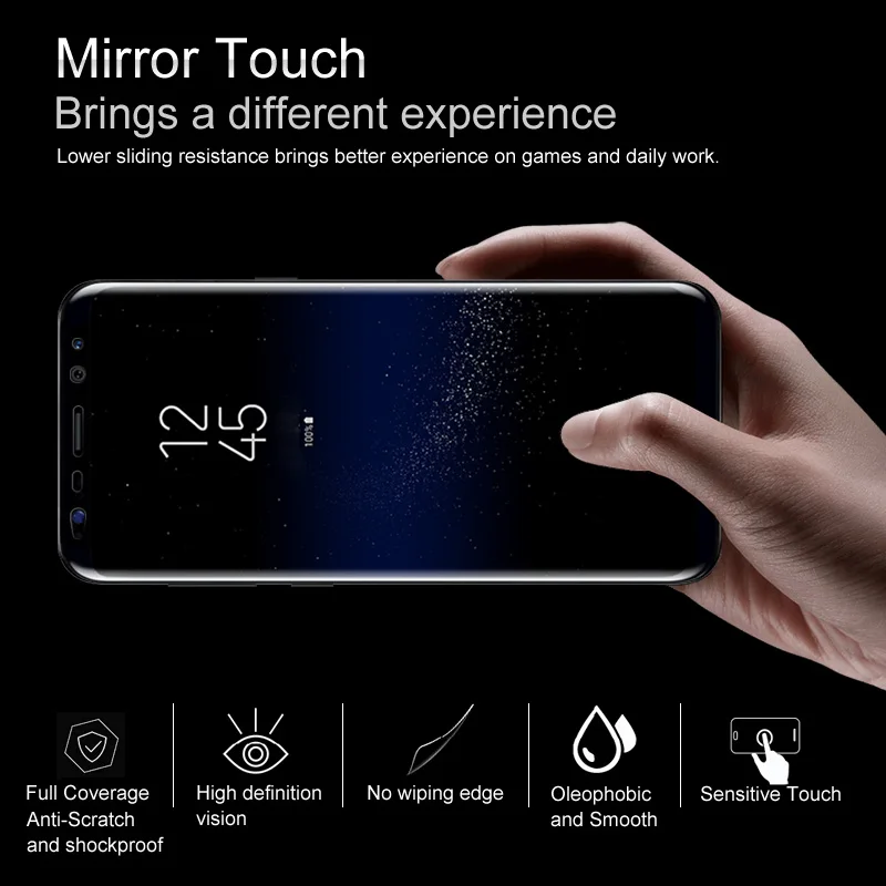 2 шт. полный охват для Xiaomi Mi 5S плюс 5 7 "полный Экран протектор Imak все стоял