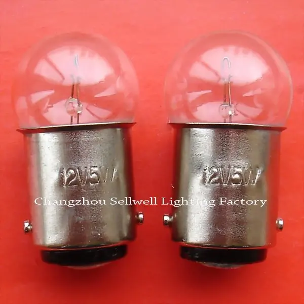 Новинка! Миниатюрная лампа 12v 5w Ba15d G18 A642|miniature lamp|lamp 12vlampe |