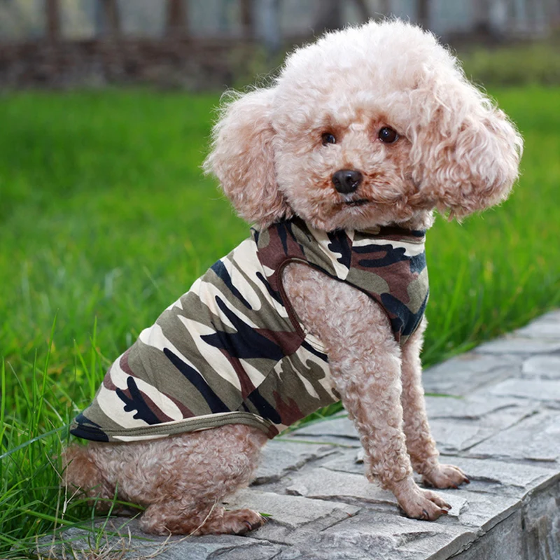 Dog T-shirt Soft Puppy Dogs Clothes Cute Pet Dog Clothes Cartoon Pet Clothing Summer Shirt Casual Vests For Small Pets 25