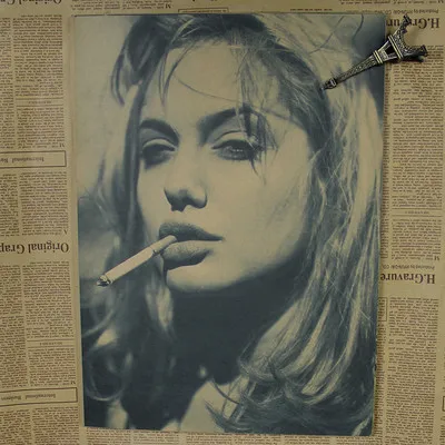 Angelina Jolie Monica Bellucci Sophie Marceau винтажный плакат на стену бар дом Кафе Искусство украшение уникальный подарок