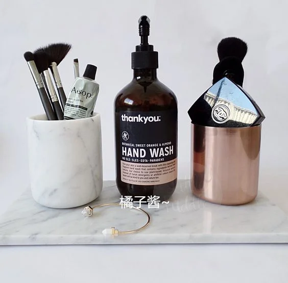 Скандинавском стиле латунь золотой ваза/подставка для ручек/Набор хранения