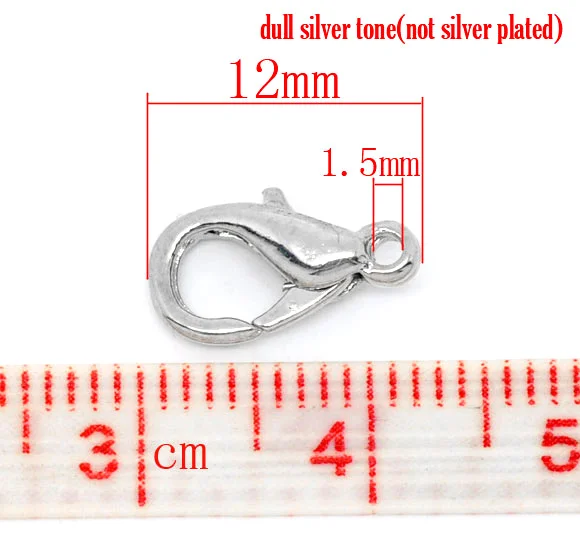 DoreenBeads 100 застежек Лобстер. Браслет-цепочка 12x7 мм (B10178) yiwu | Украшения и аксессуары