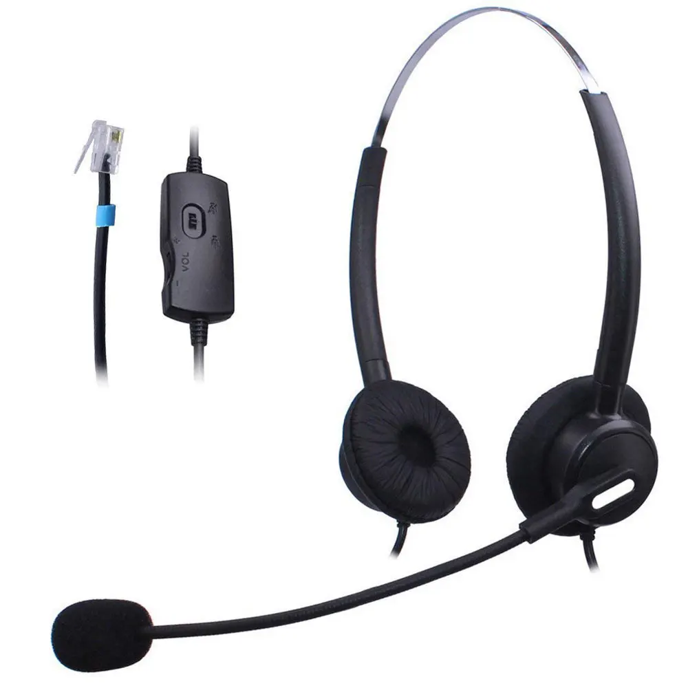 H120B02B Wantek гарнитура для телефона для Cisco унифицированный IP Phone 7931G 7940G 7941G 7942G и Plantronics M10 MX10 Vista Модульная картина адаптеры для сим-карт - Цвет: H120B02B