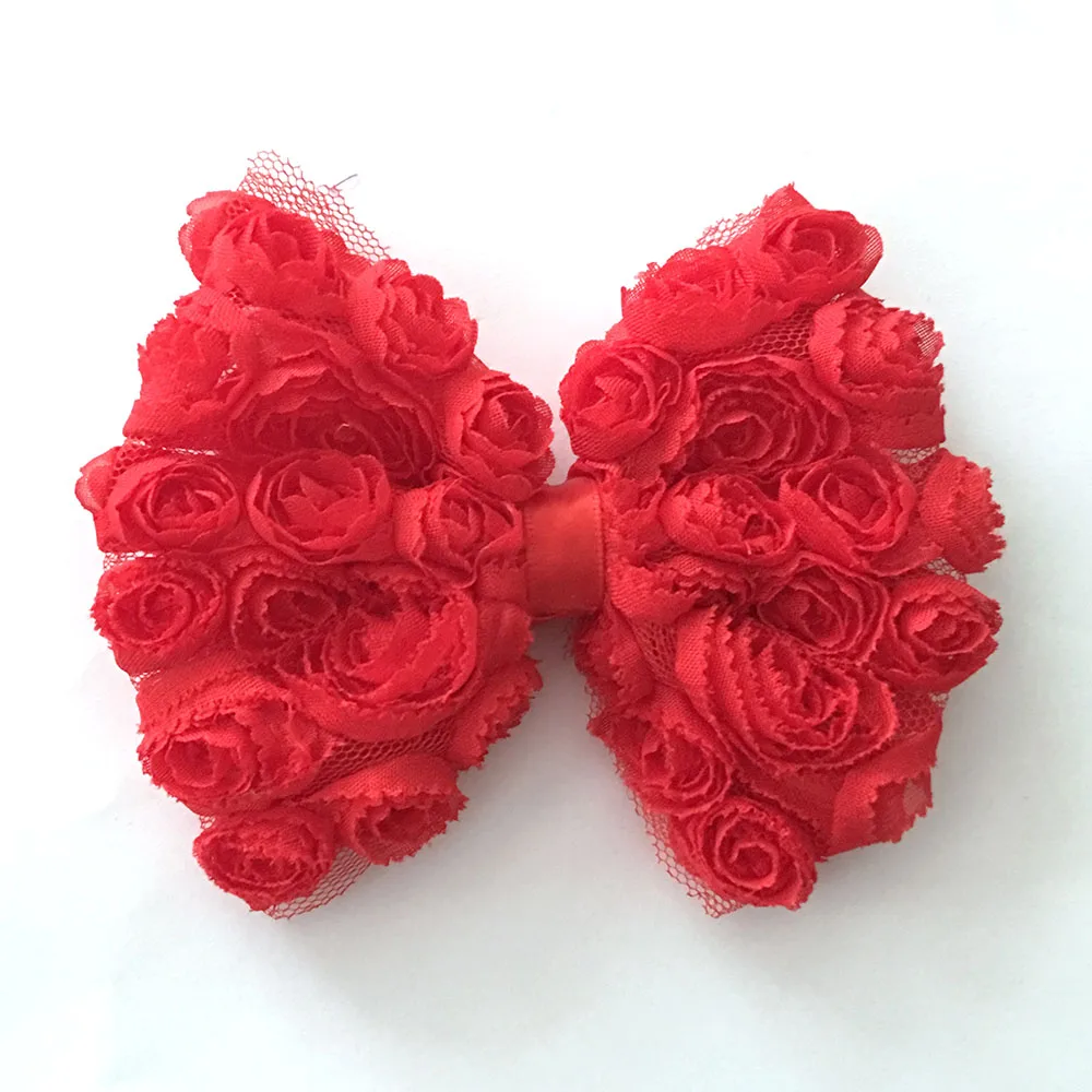 1 шт. большая шифоновая розетка шифоновый бант|bow hair clip girl|hair girlbow |