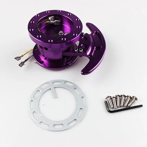 Purple Новые Высокие работы BELL наклон гоночный руль Quick Release Hub Kit адаптер тела съемный выщелкивать Boss Kit QR006 - Цвет: Purple