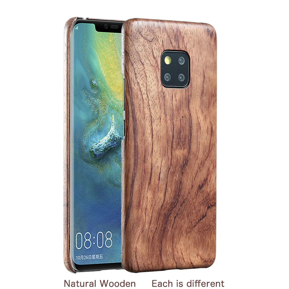 Тонкий чехол для телефона из натурального дерева Huawei Mate 20 PRO