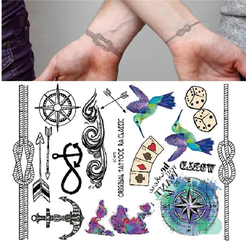 Временные тату наклейки боди арт серия sky перо птицы бриллиантовая вспышка паста