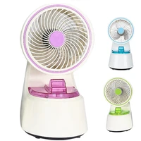 dmwd newest multifunctional water mist cooling fan 220v desktop home mini ultrasonic arom air humidifier air conditioner