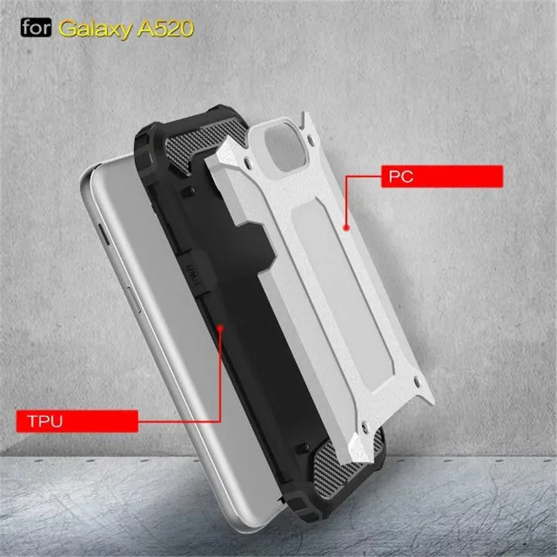 Micgita For Samsung SM-A320 Galaxy A3 2017 Case Armor Full Protector TPU PC ShockProof Cover Cases |