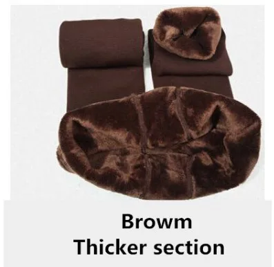 brown 888 Женские зимние плотные бархатные штаны, теплые штаны, мягкие удобные леггинсы для фитнеса, Mujer, леггинсы с эффектом пуш-ап, теплые Стрейчевые сексуальные штаны - Цвет: brown 888