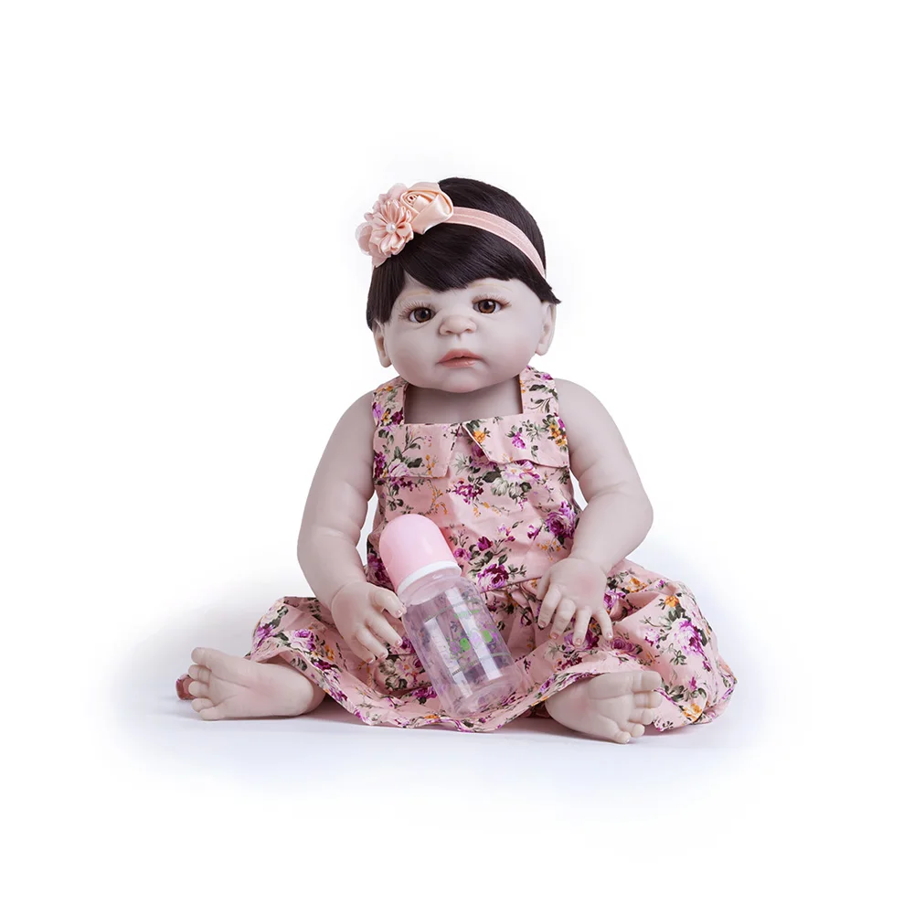 55 см новый силиконовый полностью реалистичный Boneca Reborn Baby Princess кукла реалистичные