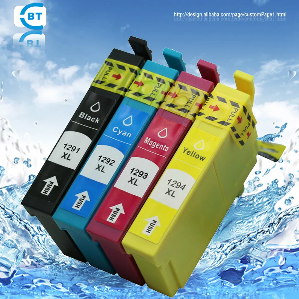 4 шт. совместимый картридж для принтера EPSON T1291 T1295 SX525WD SX620FW|ink cartridge|epson t1291epson ink