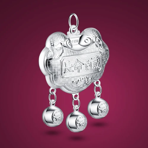 Chinese styleBaby 925 sterling silver necklace pendant.High quality 925Sterling silverBirthday gift | Украшения и аксессуары