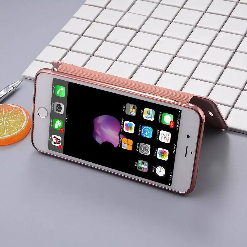 Для IPhone X 8, 5, 5S, SE, 6, 6s, 7 Plus, чехол, роскошный, кожаный, прозрачный, TPU, кошелек, откидная крышка, для карт, 360, полная защита, мягкий, тонкий чехол s Lady