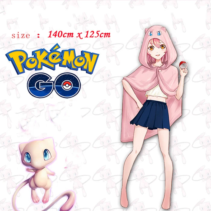 Плюшевое пальто Mew одежда накидка для косплея фланелевая два размера аниме