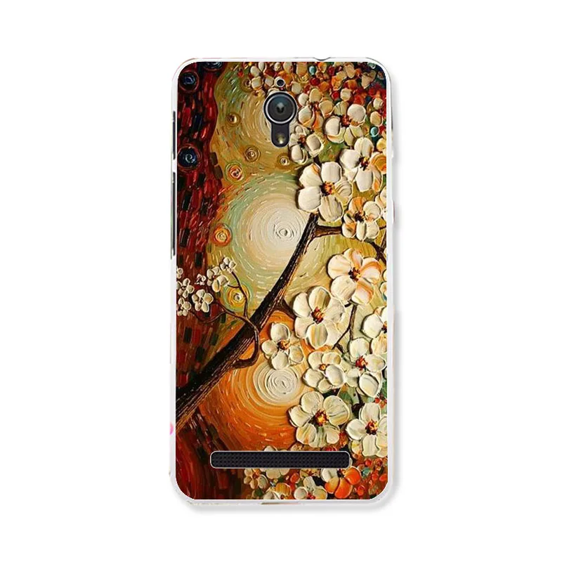 Q029 Мягкие чехлы из ТПУ для Asus Zenfone C, силиконовая задняя крышка для Asus Zenfone C ZC451CG Z007 ZenfoneC, 4,5 дюймов, окрашенный бампер - Цвет: Q029