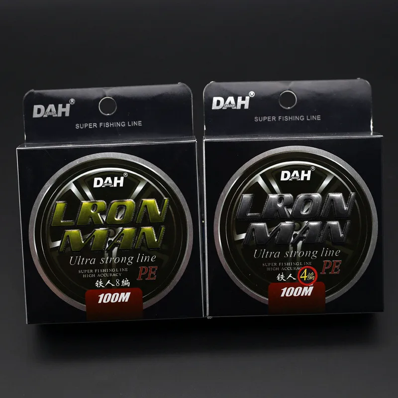 Суперпрочная мультифиламентная плетеная полиэтиленовая оплетка 4 и 8 нитей