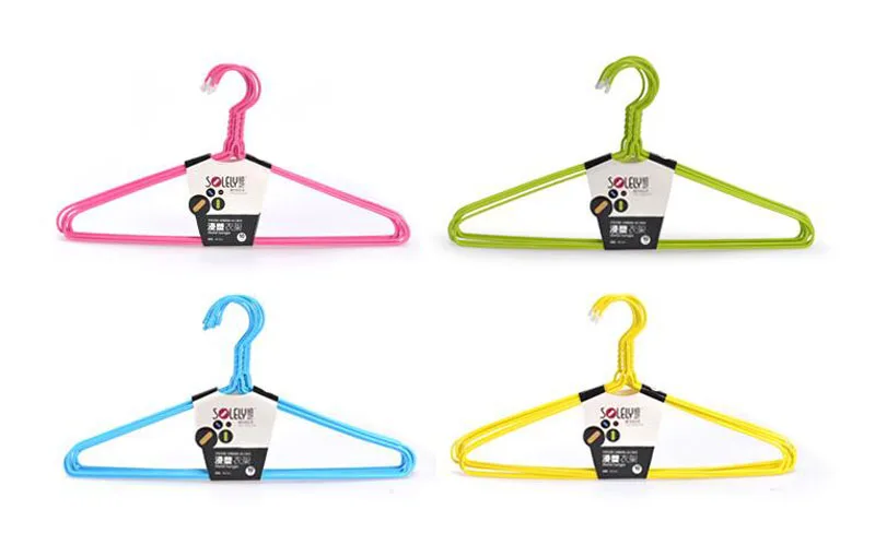 Пластиковые вешалки Sainwin 10 шт./лот 38 40 см с ПВХ покрытием для одежды|hangers for clothes