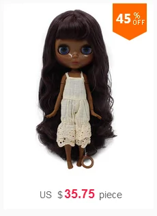 Одежда для 1/6 Blyth Doll белое длинное платье с открытыми плечами