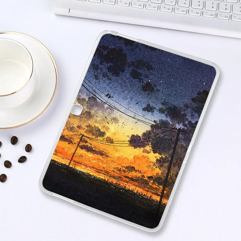 Z007 Покрашенный чехол для samsung Galaxy Tab A E 10,1 7,0 8,0 T580 T585 P580 P585 T385 T380 T280 T285 T375 T377 Tab E 9,6 T560 T561 чехол s - Цвет: Z007