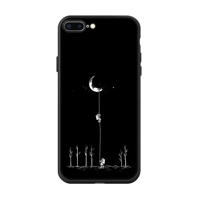 BLACK TPU blackboss Крутой человек босс король любовь искусство окрашенная Черная мягкая силиконовая Задняя накладка из ТПУ чехол для iPhone X XS XR 6 6S 7 8 Plus 5 S SE чехол для телефона Coque - Цвет: BLACK TPU blackboss